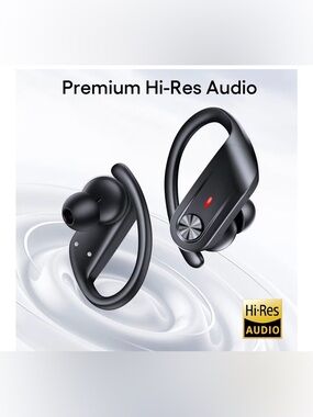 TAGRY Ear Buds with Earhooks Waterproof 80 Hrs Playtime